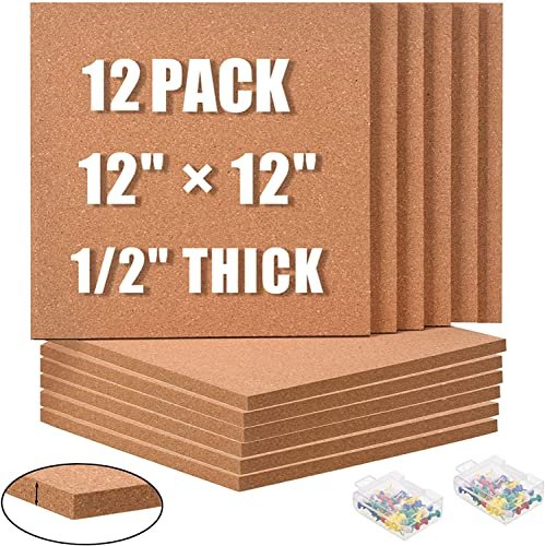 SUNGIFT Cork Board 12"x12"
