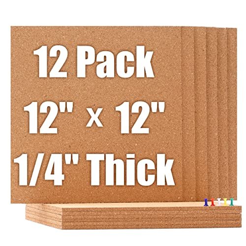 SUNGIFT Cork Board 12"x12"